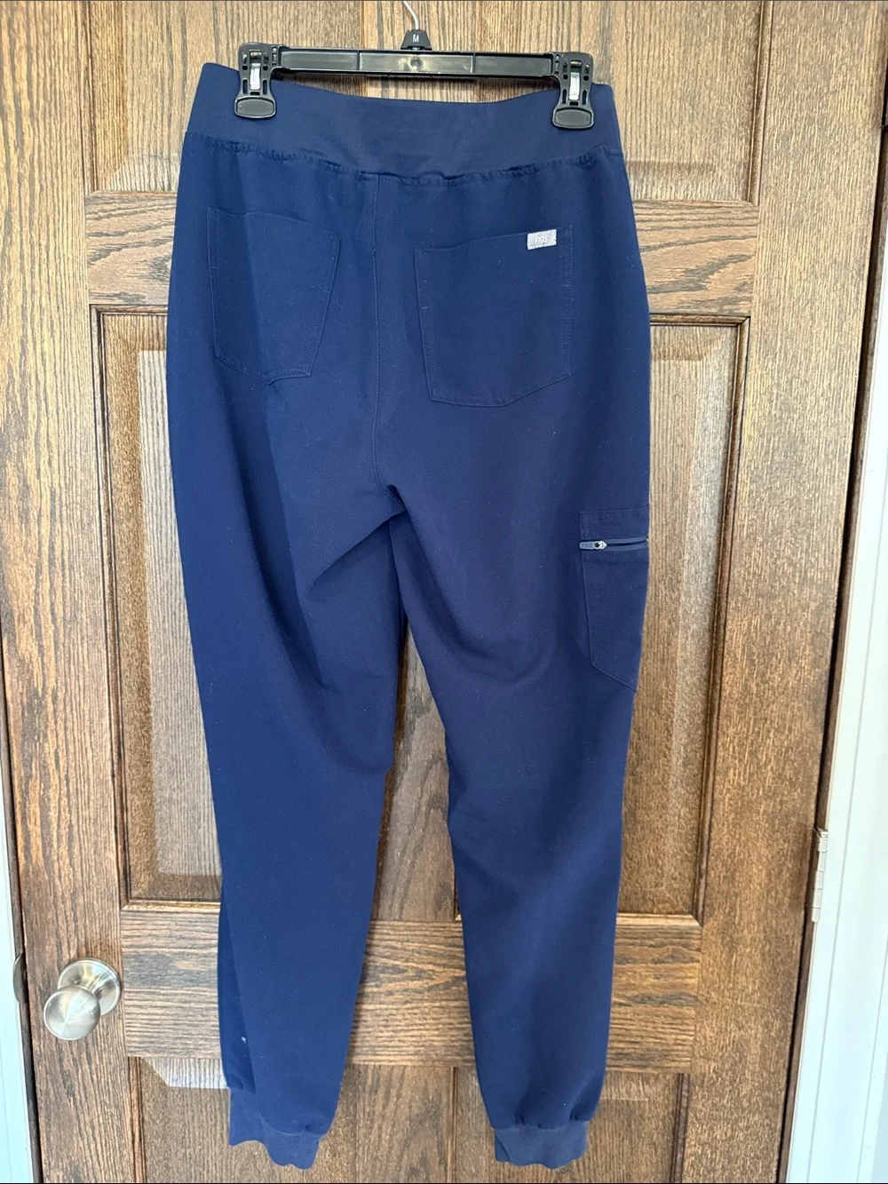 Figs Navy Jogger Scrub Pants with Drawstring Unisex Medium/Tall